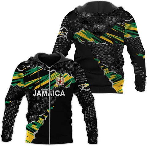 Mostprints Personalized Jamaica Hoodie Camisa Jamaica Hoodies Jamaica Sweaters Shirts Men & Women Jamaican Pride Shirt Gifts