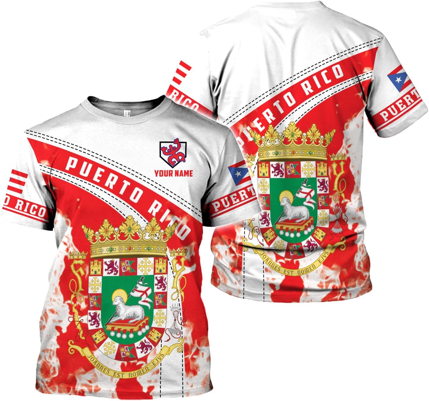 Mostefy Personalized Name Puerto Rico Shirt, Customized Puerto Rico Shirts for Men and Women, Puerto Rico Flag T-Shirt3