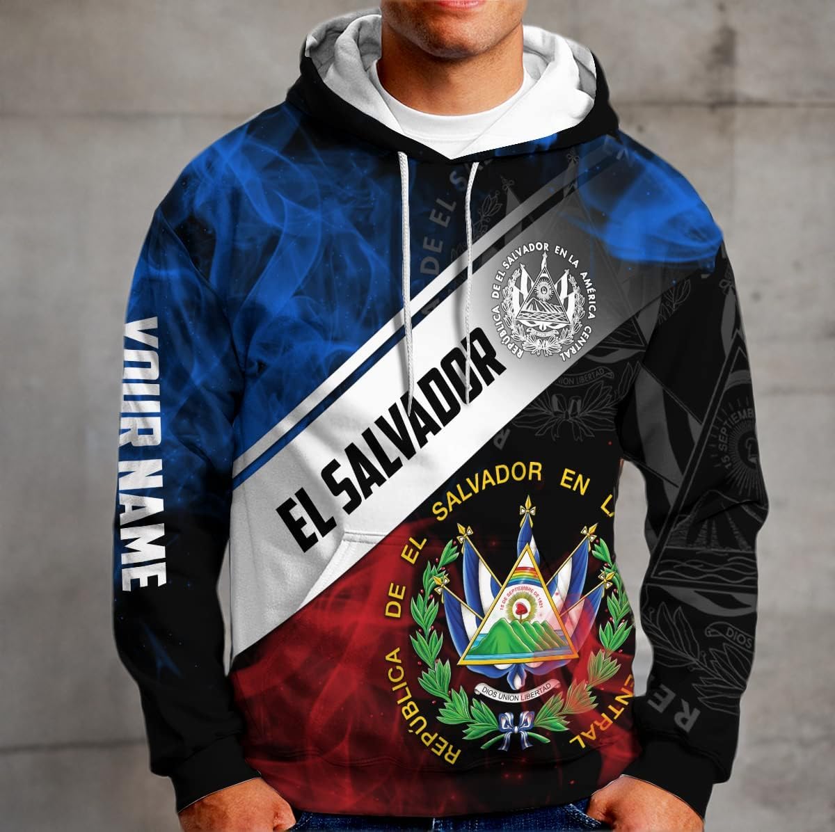 Personalized El Salvador Shirt Custom Camiseta de El Salvador Flag Shirt Men, Women Salvadorans Pride El Salvadoreña Tshirt