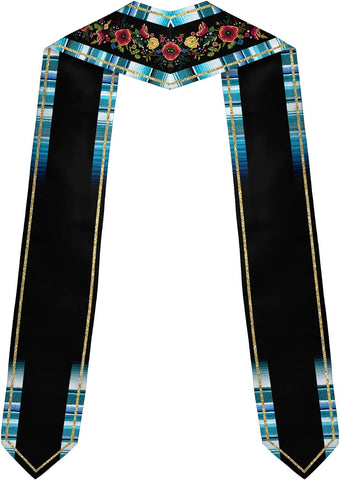 Pretyprints Honduran Graduation Sash, Custom Honduran American Flag Graduation Sash 2025, Honduras Graduation Stole
