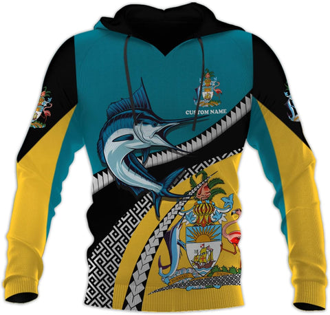 Personalized Bahamas Shirt 3D Custom Bahamas Flag Shirt for Men and Women Bahamas Pride Shirt