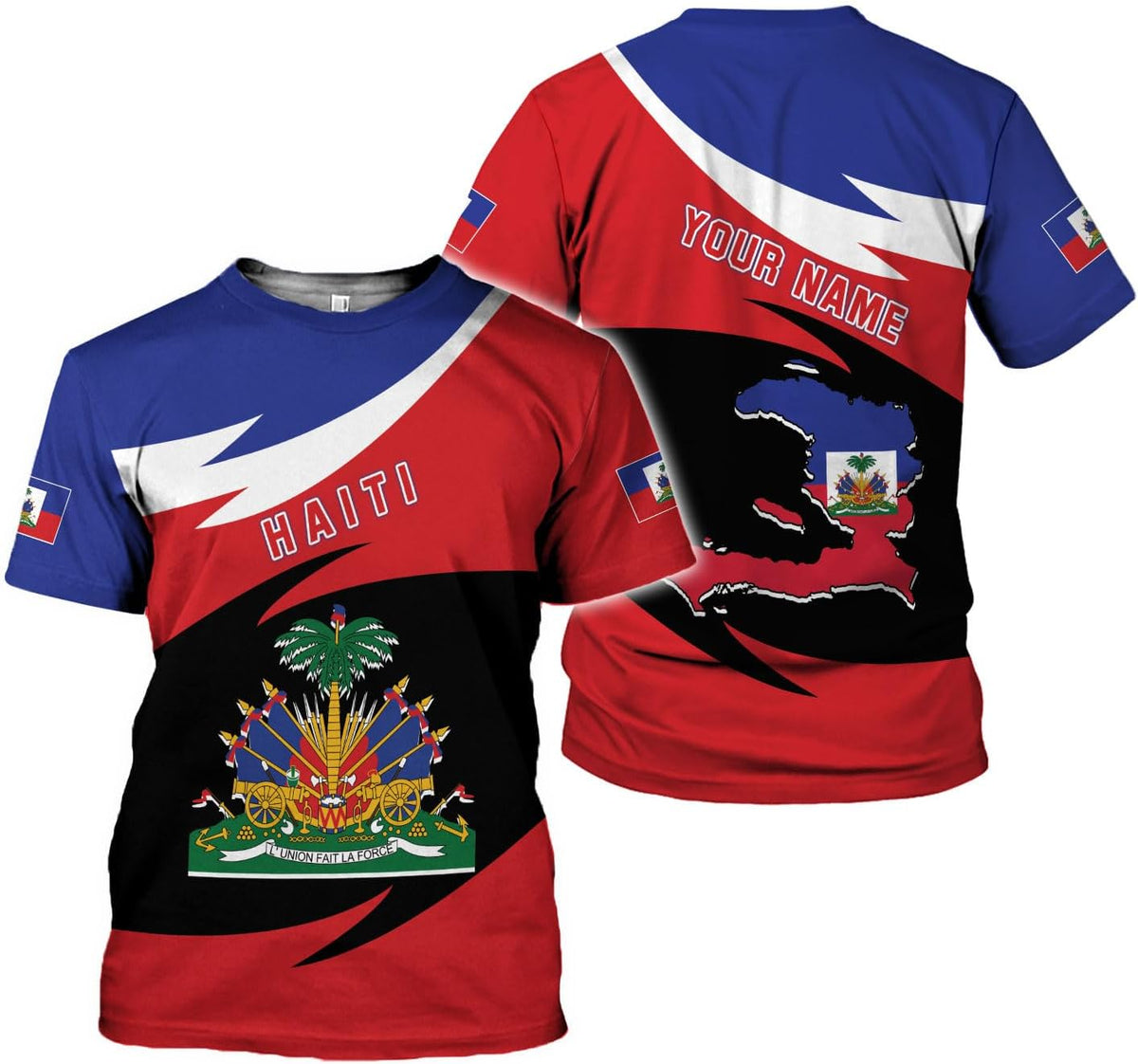 MoonArt Personalized Haiti Shirt Haiti Tshirt Haiti Shirts for Men Women Haitian Pride Tshirt Haiti T Shirt Haiti Gifts Tee