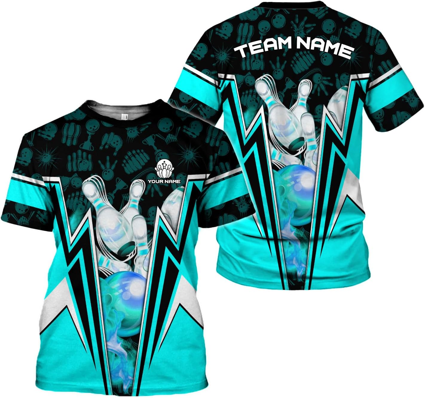 Custom Bowling Shirts, Personalized Name Bowling Shirts Unisex, Bowling Jerseys for Men & Women, Team Bowling Shirt Gift