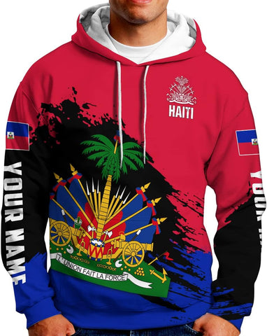 Personalized Haiti Shirt Custom Haiti Flag Shirt for Men and Women, Haitians Pride Shirt, Haitians Shirt