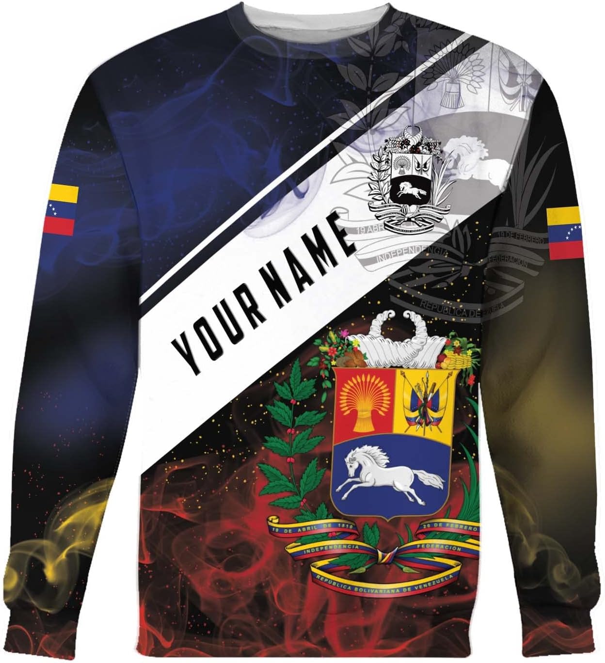 Personalized Name Venezuela Shirt, Flag Venezuelan Pride Roots T-Shirt, Sweatshirt, Zip Hoodies Gift for Men and Women