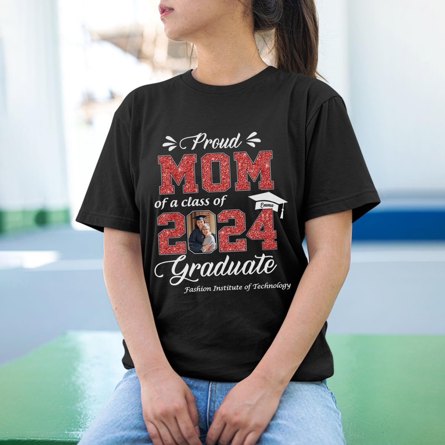 Personalized Graduation 2024 Shirt Proud Family of A Class of 2024 Graduate Class of 2024 Senior Class of 2024 Class of 2024