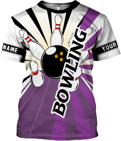 Custom Bowling Shirts, Personalized Name Bowling Shirts Unisex, Bowling Jerseys for Men & Women, Team Bowling Shirt Gift