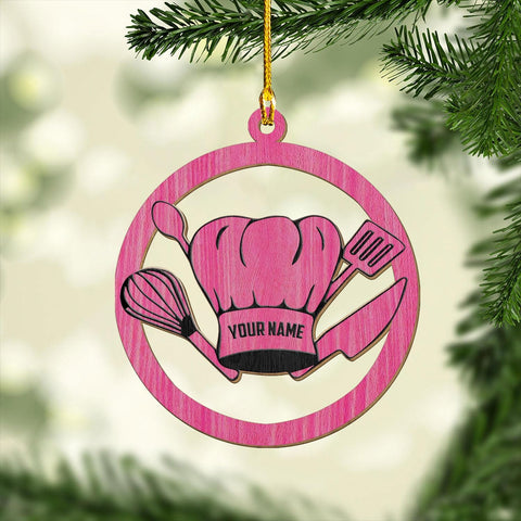 Personalized Baking Mixer Ornament, Baker Ornament for Christmas 2023, Baking Ornaments for Christmas Tree, Chef Christmas Ornament Tree Hanging Ornament Pine Decorations (Baker 15)