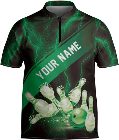 mostprints Personalized Bowling Jersey Gift 3D Custom Bowling Shirts for Team Name Bowl Bowler Shirt Unisex Cool Men Women