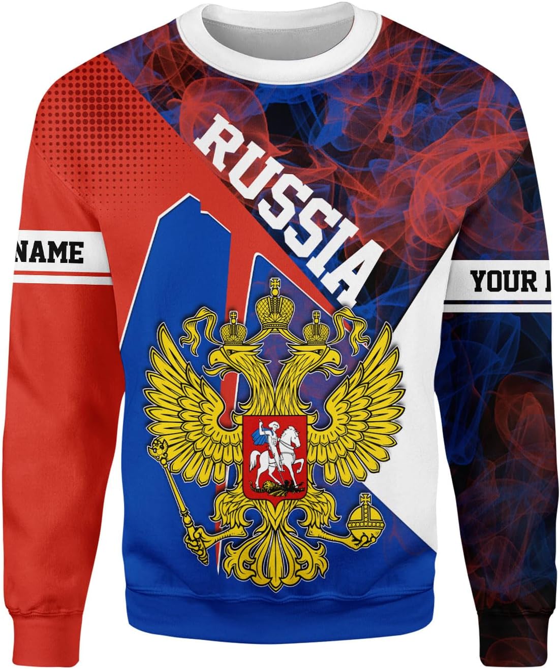 Personalized Russia Shirts Russian Shirt Russian Unisex Shirts Russia Flag Pride Shirts Russia Flag Coat of Arms Shirts