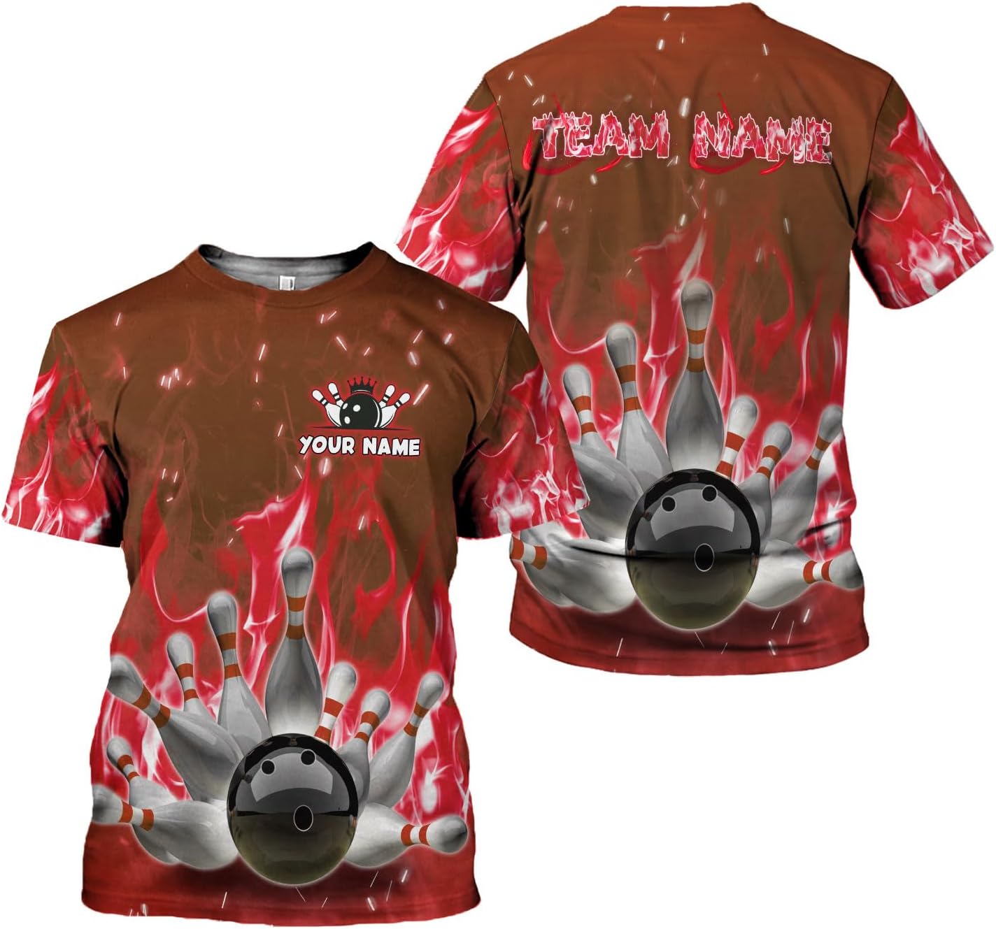 Custom Bowling Shirts, Personalized Name Bowling Shirts Unisex, Bowling Jerseys for Men & Women, Team Bowling Shirt Gift