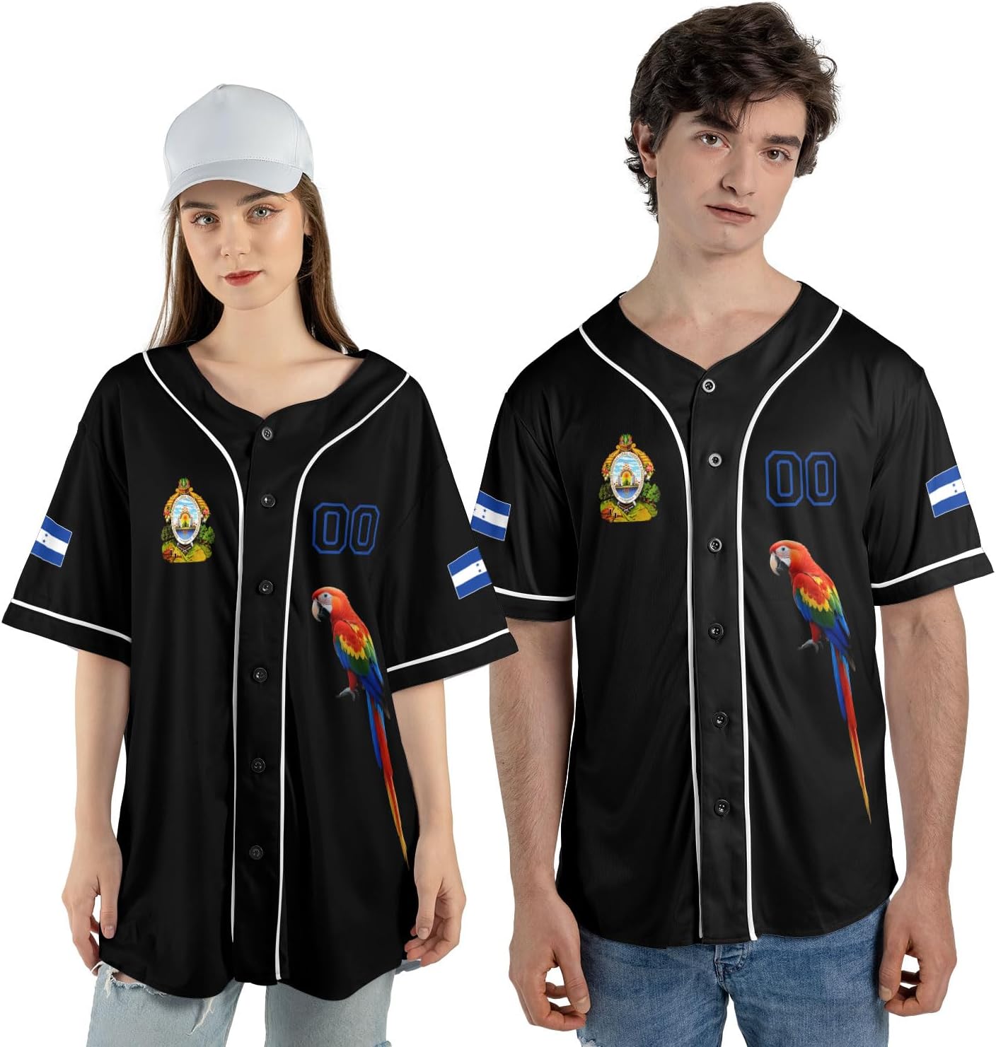 AOVL Personalized Honduras Baseball Jersey Shirt, Honduras Jersey for Men and Women, Jersey Honduras, Camisa Honduras Hombre