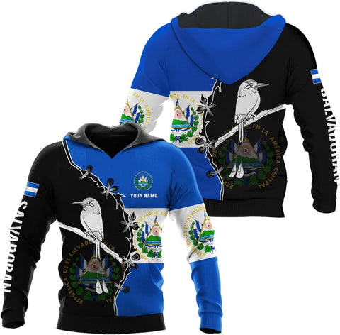 Personalized El Salvador Shirt Custom Camiseta de El Salvador Flag Shirt Men, Women Salvadorans Pride El Salvadoreña Tshirt
