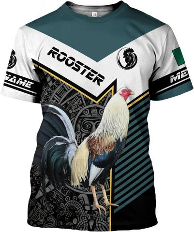 Mostprints Personalized Name Mexican Shirts for Men, Rooster Mexico Shirts for Men, Mexico Shirt Eagle Flag Mexican Eagle 1