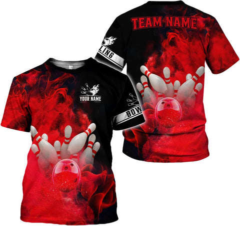 Mostprints Personalized Name Bowling Shirts for Men and Women 3D, Bowling Shirts for Team Bowling, Bowling Shirts Gift