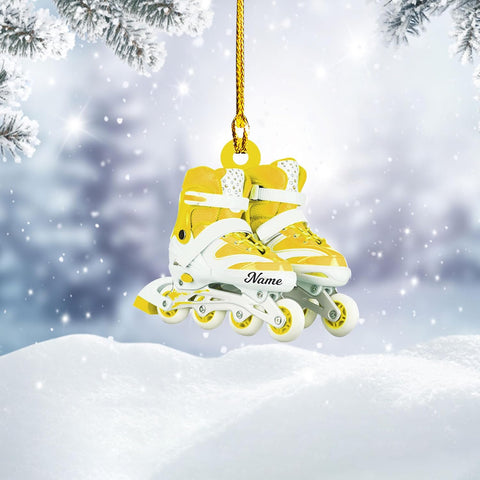 AOVL Custom Roller Skate Ornaments 2024 Roller Skate Christmas Ornament Roller Skate Ornaments for Christmas Tree Roller Skate Ornament Gift for Roller Skate Lovers Roller Skates Christmas (RS7)