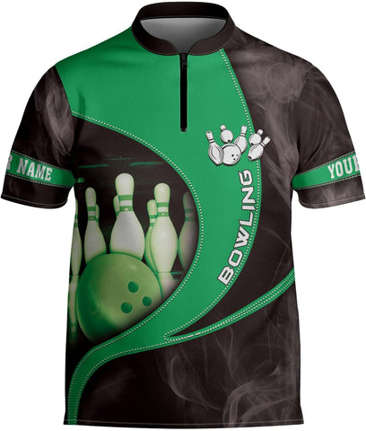 mostprints Personalized Bowling Jersey Gift 3D Custom Bowling Shirts for Team Name Bowl Bowler Shirt Unisex Cool Men Women