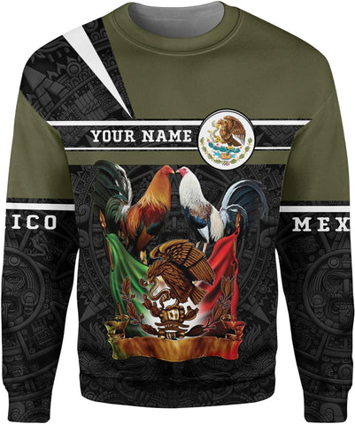 Personalized Name Mexican Shirts for Men, Customized Mexico Shirts for Men, Mexico Shirts for Women Mexico Shirt Eagle Flag