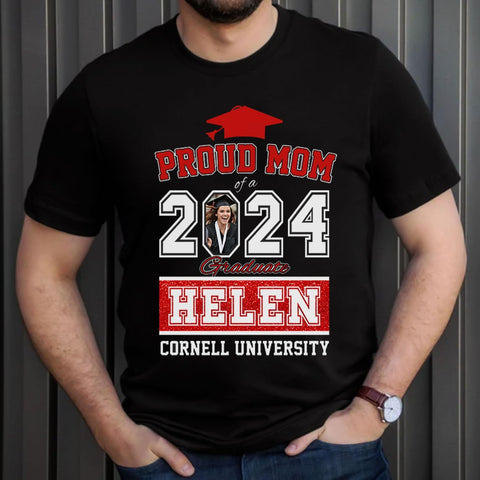 Personalized Graduation 2024 Shirt Proud Family of A Class of 2024 Graduate Class of 2024 Senior Class of 2024 Class of 2024