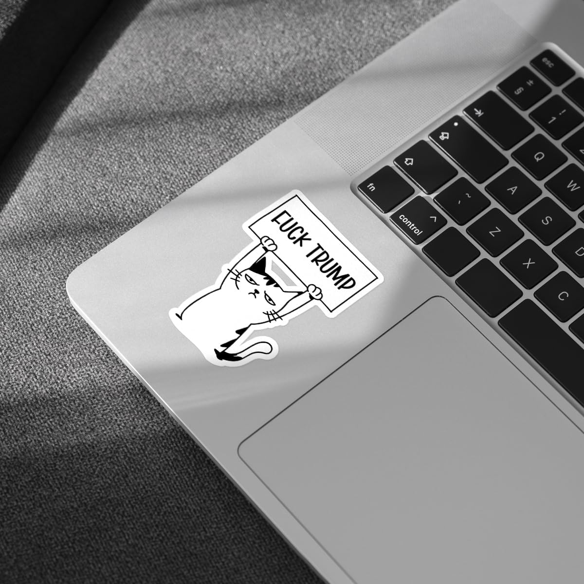 3 Pcs Fuck Trump Bumper Sticker, Anti-Trump Stickers, Fuck Trump Protest Cat Sticker, Anti MAGA Stickers - Vinyl Sticker 3x3 for Water Bottles Laptop Phone Car Helmet Hard Hat