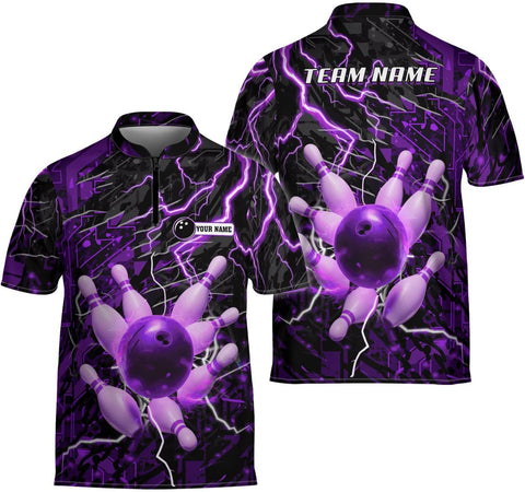 Ligthuy Personalized Bowling Jersey 3D, Bowling Shirts for Team, Bowling Shirt Unisex for Men Women, Bowling Shirts for Men