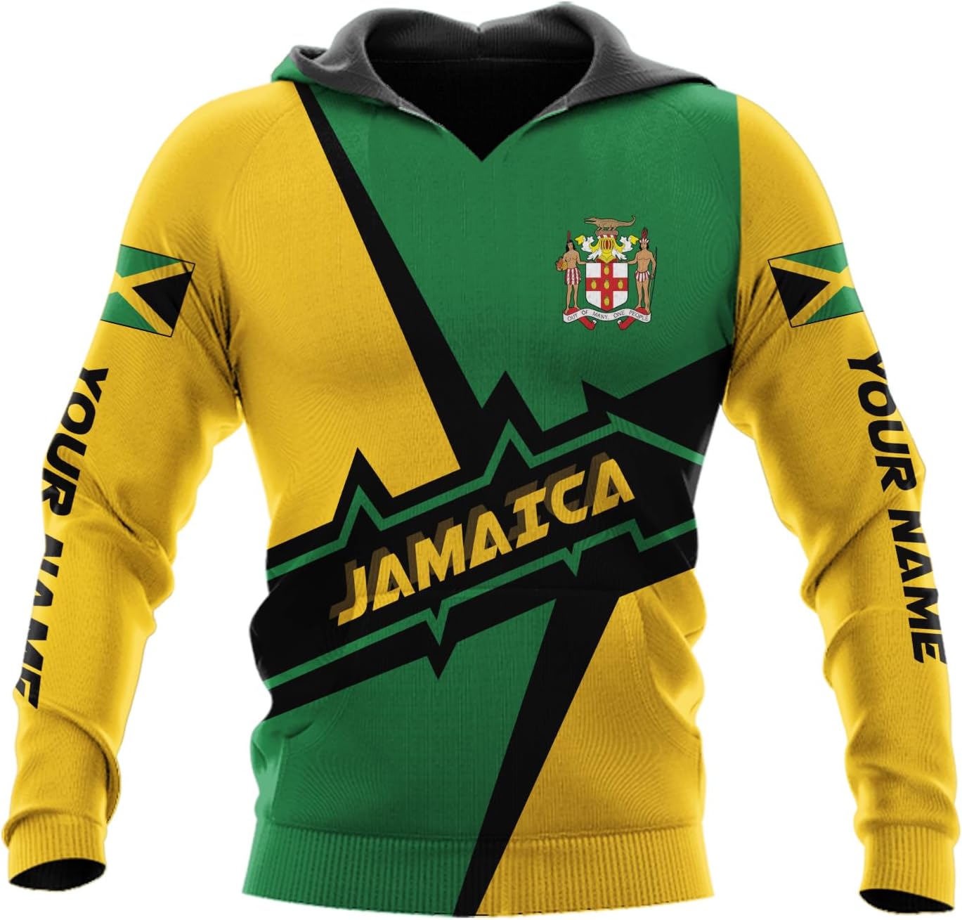 Personalized Jamaica Hoodie - Men & Women Jamaican Pride Shirt Gifts