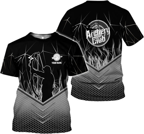 Artparel Personalized Archery Shirt 3D Archery Target Bow Archery Shirts for Men Women Archer Archery Lovers T-Shirt S-5XL