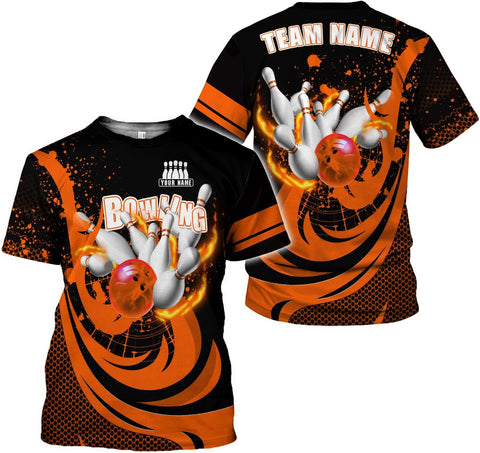 Mostprints Personalized Name Bowling Shirts for Men and Women 3D, Bowling Shirts for Team Bowling, Bowling Shirts Gift