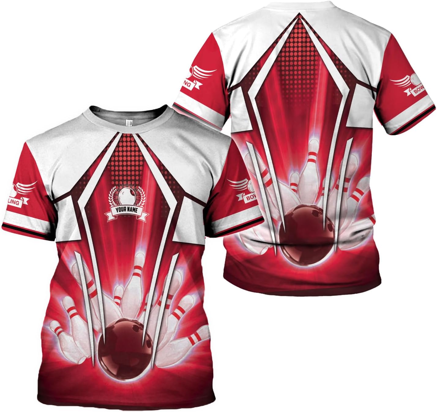 Custom Bowling Shirts, Personalized Name Bowling Shirts Unisex, Bowling Jerseys for Men & Women, Team Bowling Shirt Gift