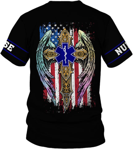 MoonArt Personalized Name Nurse Shirt Nurse Gifts Nurse Graduation Gift Funny Nurse T-Shirt Gift, Nursing Emergency Shirts