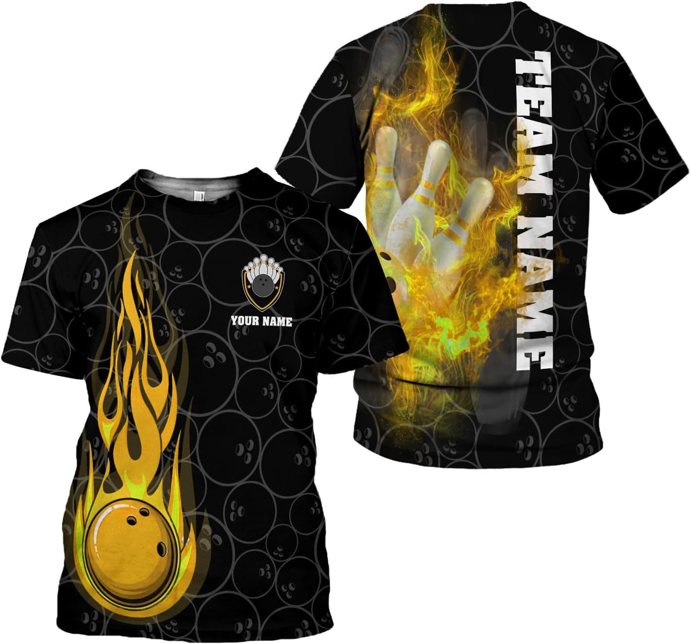 Custom Bowling Shirts, Personalized Name Bowling Shirts Unisex, Bowling Jerseys for Men & Women, Team Bowling Shirt Gift