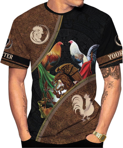 Mostefy Personalized Name Rooster Shirt 3D, Rooster Shirts for Men, Chicken Tshirts Shirts for Women, Funny Chicken Shirts