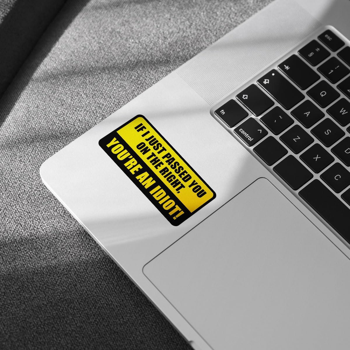 (3Pcs) If I Just Passed You On The Right, You 're an Idiot Decal, If I Just Passed You On The Right Vinyl Decal, Funny Car Decal, Sticker Waterproof for Water Bottle, Truck, Car, Helmet Decal 5"