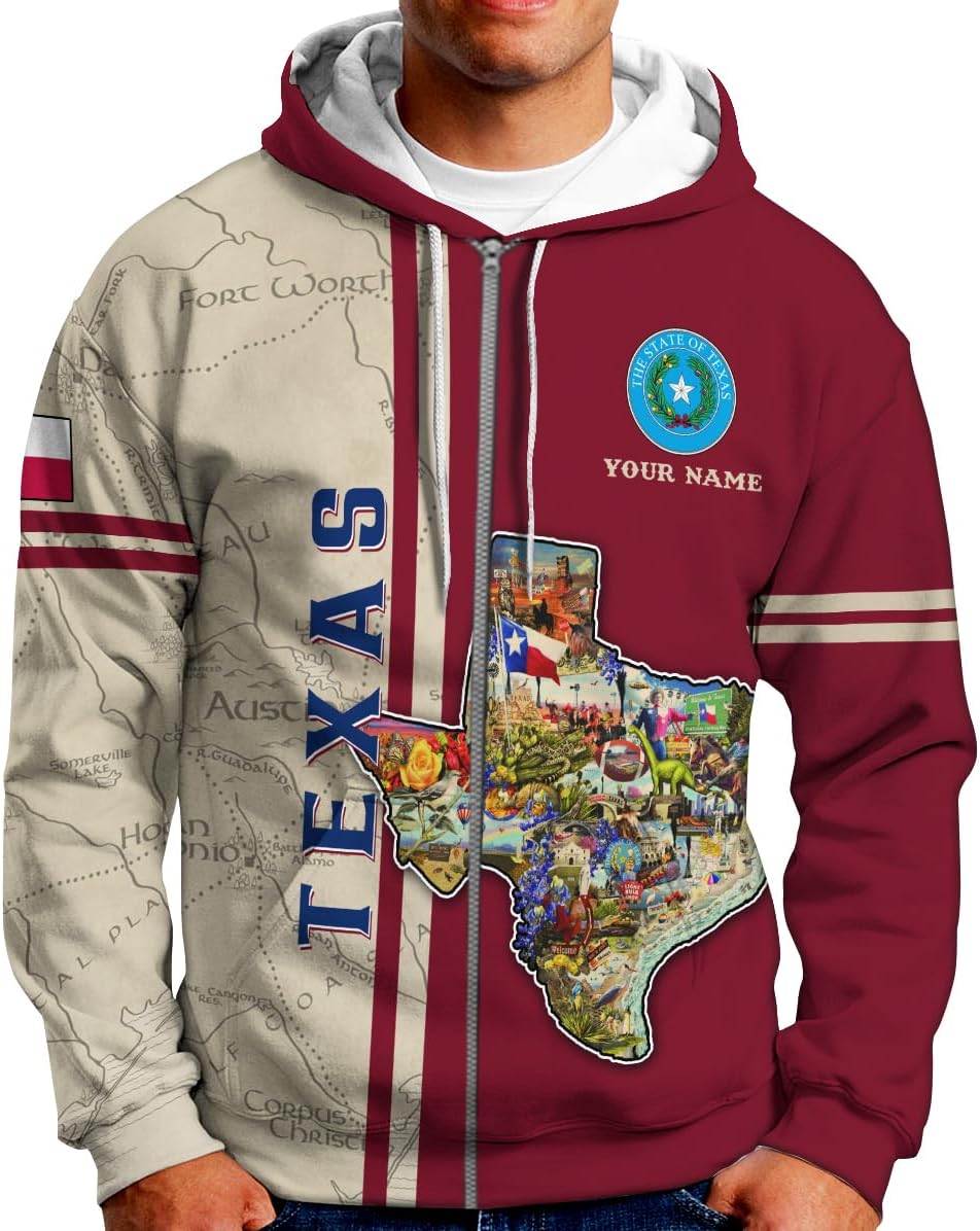 Mostprints Personalized Texas Flag Shirt and Map Dont Mess with Texas Customize Name Texas Shirts for Men Women Adult Size