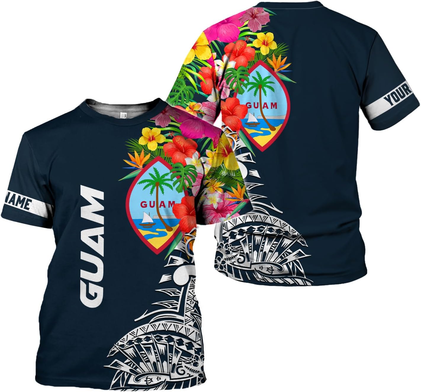 Parvii Personalized Guam Shirt Guam Tshirt for Men & Women, Guam Pride Shirts Gift Guahan Shirt Funny Guam Shirt