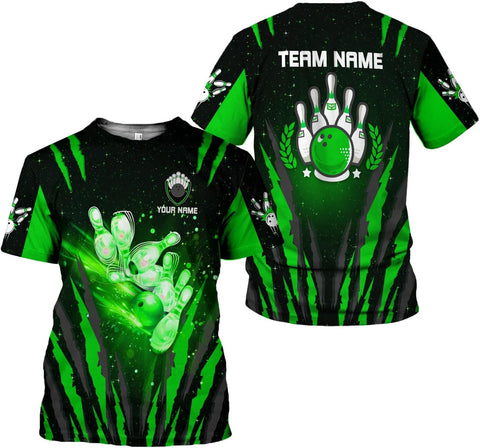 Custom Bowling Shirts, Personalized Name Bowling Shirts Unisex, Bowling Jerseys for Men & Women, Team Bowling Shirt Gift