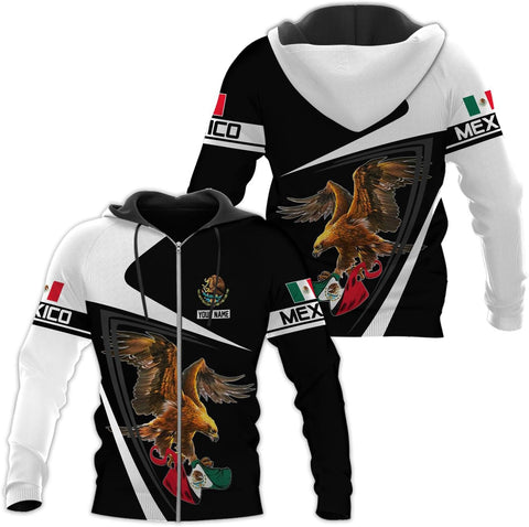 RoyalBro Personalized Mexico Shirt, Camisas de Mexico Customized Mexican Shirts Mexican Flag Mexico 3D Shirt for Men Women