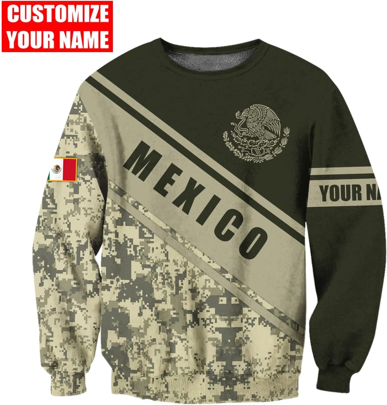 Mostefy Personalized Name Mexican Hoodie 3D, Customized Mexican Hoodies for Men, Unisex Mexico Hoodie 3D, Mexico Hoodies for Men, Mexico Flag Gift for Women, T Shirt, Zip Up Hoodie, Sweatshirt HDM104