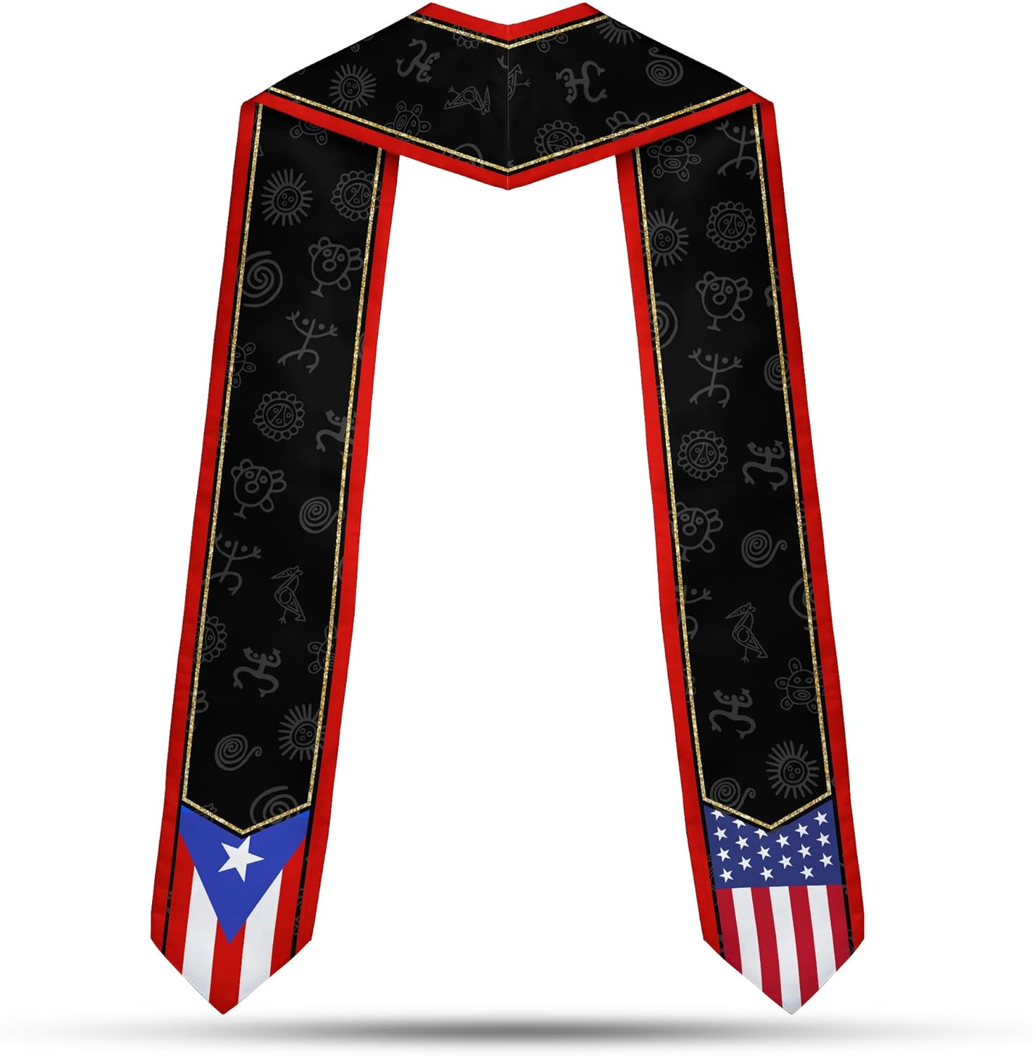 Personalized Puerto Rican Graduation Stole, Puerto Rican Graduation Sash 2025, Puerto Rico Graduation Sash