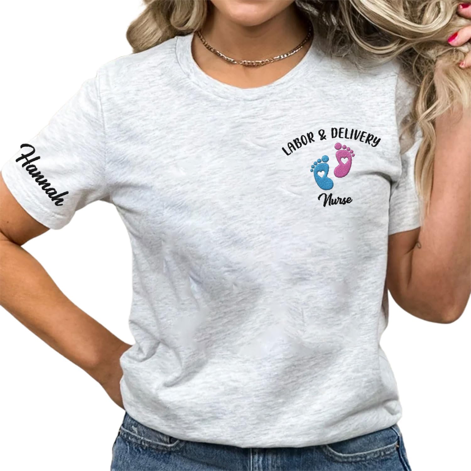 Leeprints L&D Sweatshirt, Personalized LD Shirt, Nurse Appreciation Gift