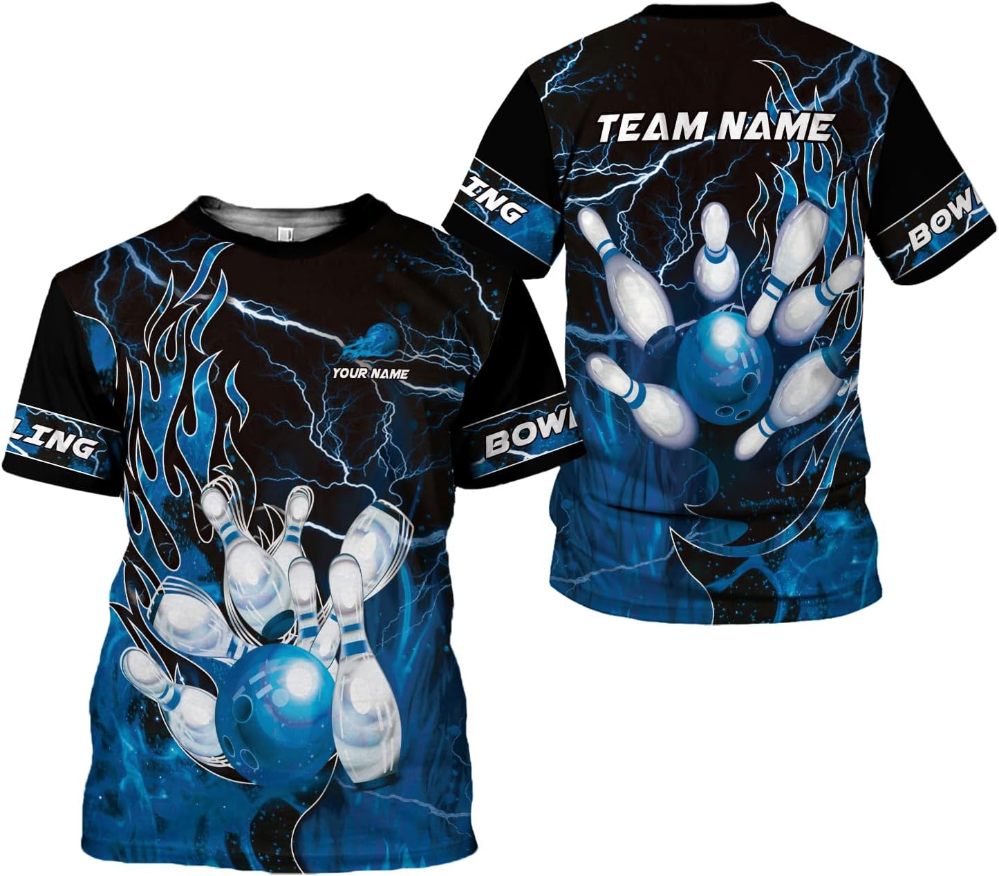 AOVL Custom Bowling Shirts for Men Bowling Shirts Bowling Shirts Unisex Bowling Jerseys for Men Custom Bowling Shirts for Men