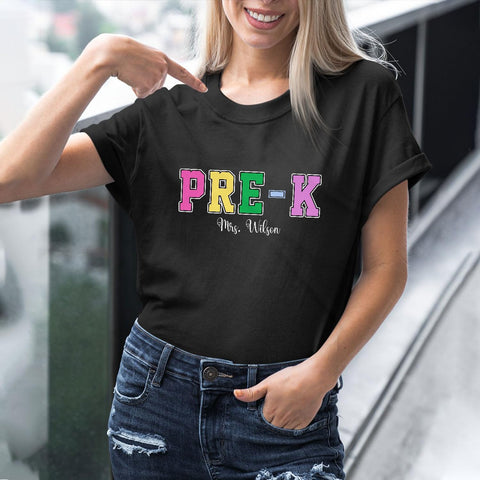 Personalized Teacher Shirt, Custom Teacher Name Shirt, Teacher Shirts for Women, Teacher Gift, Gift Idea for Teacher