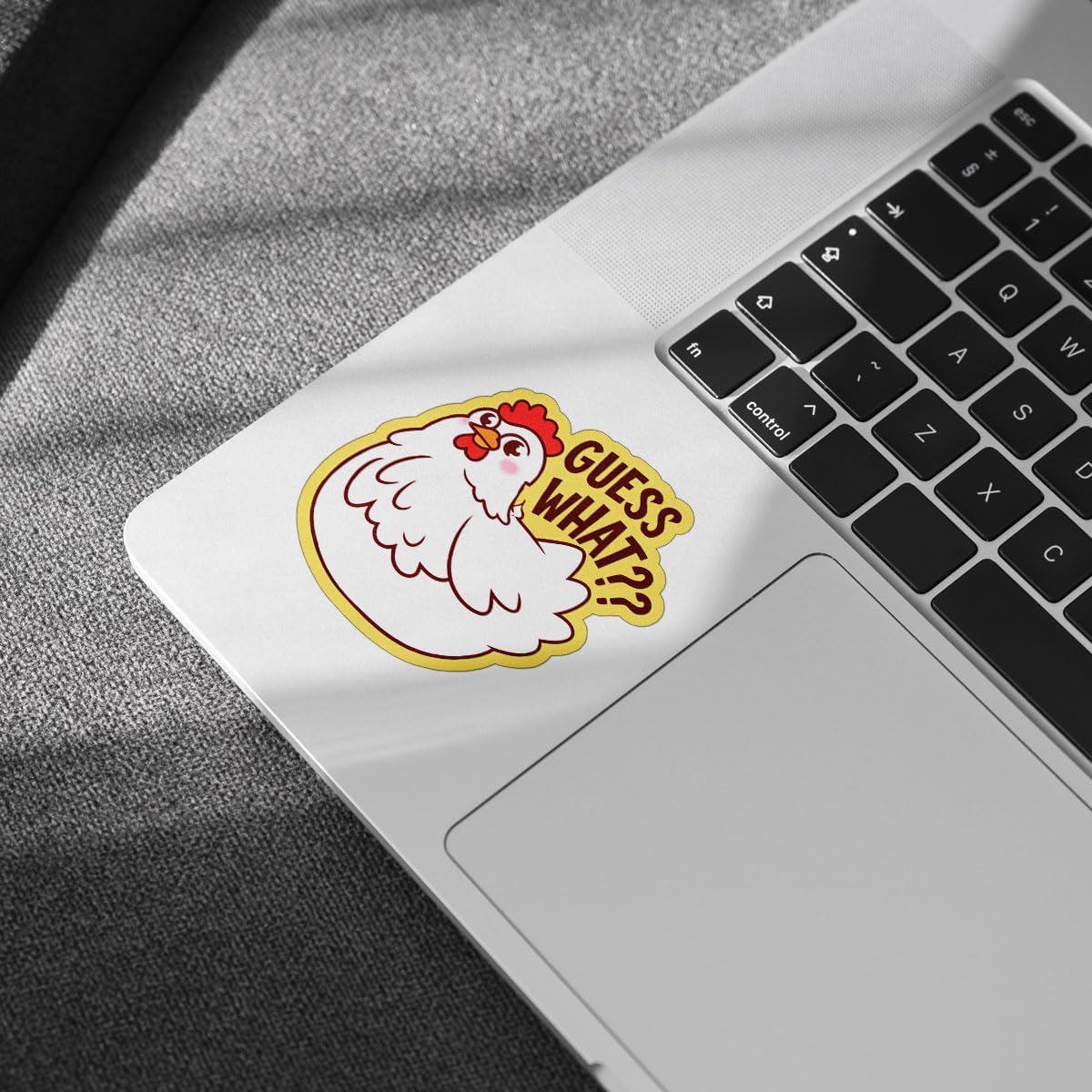 3 Pcs Guess What? Chicken Butt! Sticker, Guess What Sticker, Funny Chicken Sticker, Meme Chicken Sticker for Laptop Water Bottle Phone Car Window Helmet Vinyl Stickers 3 Inches (Guess What 2)