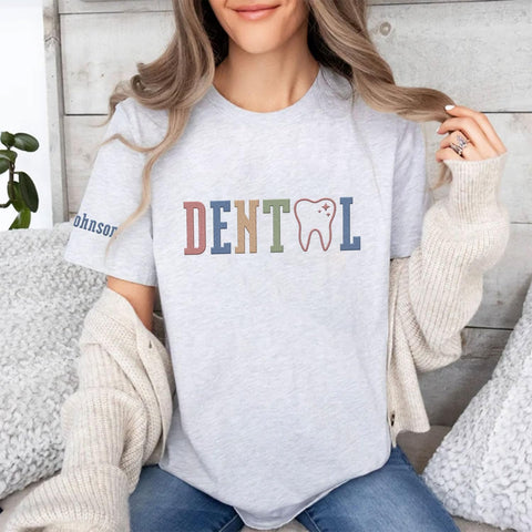 Custom Dental Sweatshirt, Dental Sweatshirts for Women, Dental Hygienist Assistant Sweatshirt, Dental Student Shirts Hoodies