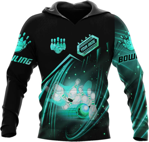 Intenprints Personalized Bowling Shirt Custom Bowling Shirts Bowling Gift Bowling Shirts for Women & Men Bowling Shirt Team