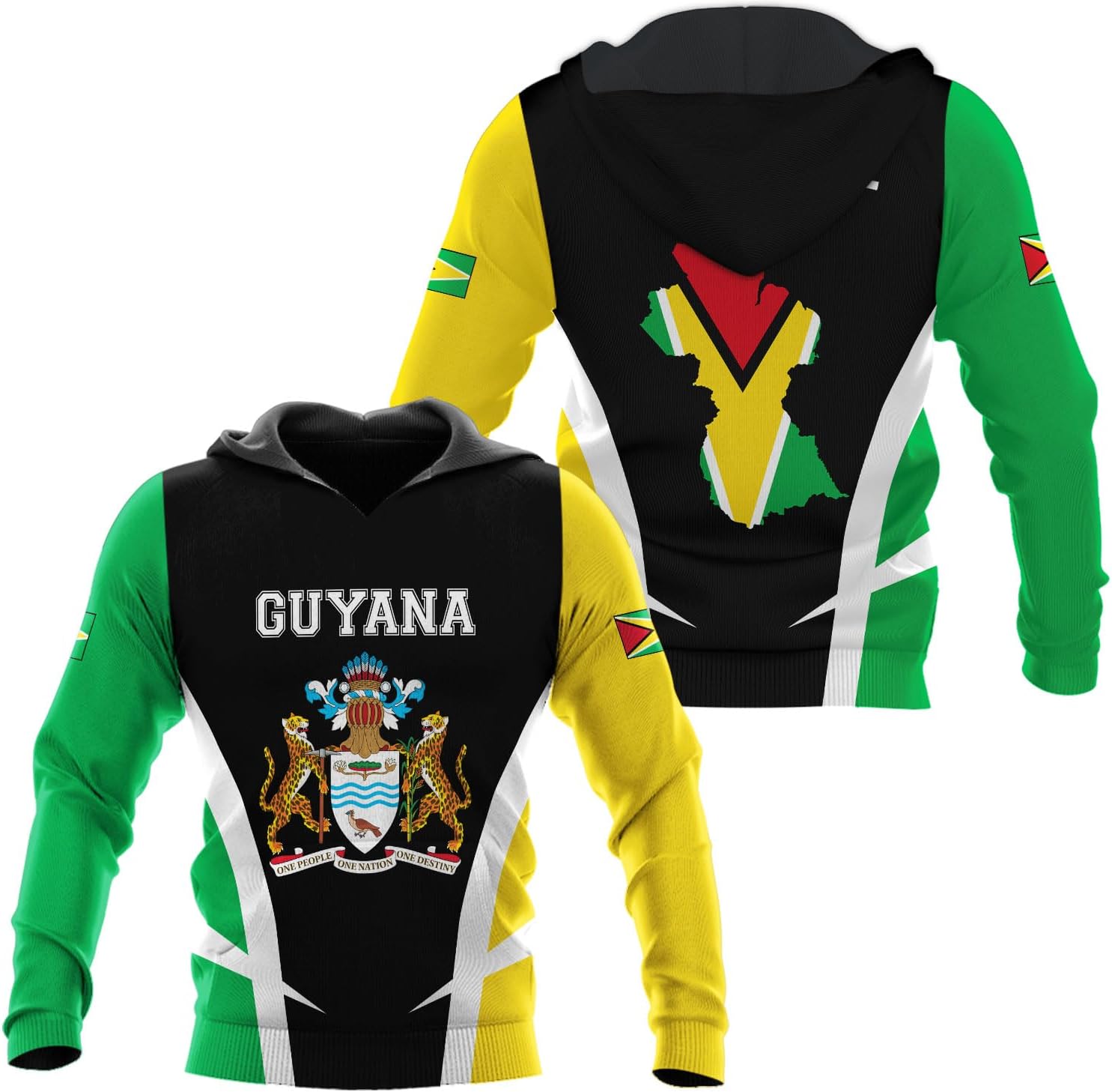 Parvii Personalized Guyana Shirts, Guyana Pride Tshirt, Guyanese Guyana Flag Shirt, Guyana Shirt for Men & Women, Guyana Gift