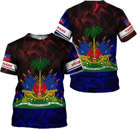 Personalized Haiti Shirt, Haitians Flag Pride Shirt, Haiti Shirts for Men & Women, Haitian Pride Tshirt, Haitian Flag Shirt