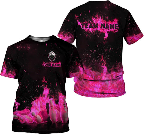 Custom Bowling Shirts, Personalized Name Bowling Shirts Unisex, Bowling Jerseys for Men & Women, Team Bowling Shirt Gift