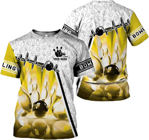 Custom Bowling Shirts, Personalized Name Bowling Shirts Unisex, Bowling Jerseys for Men & Women, Team Bowling Shirt Gift