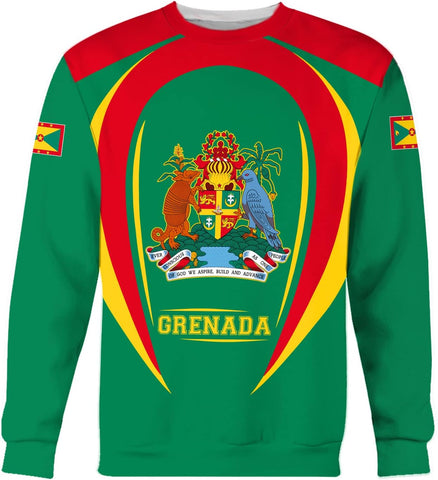 Podagree Personalized Grenada T-Shirt 3D, Proud Grenadan Tshirt, Grenada Flag Grenadian Pride Grenadian Heritage Shirt